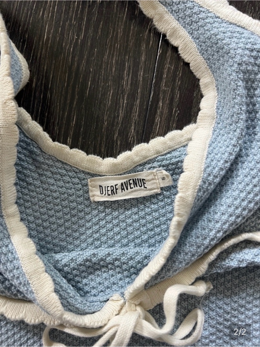 Djerf Avenue| Amorini Tank Top in baby blue - Picture 2 of 2